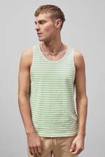 Mens Striped Tank Top
