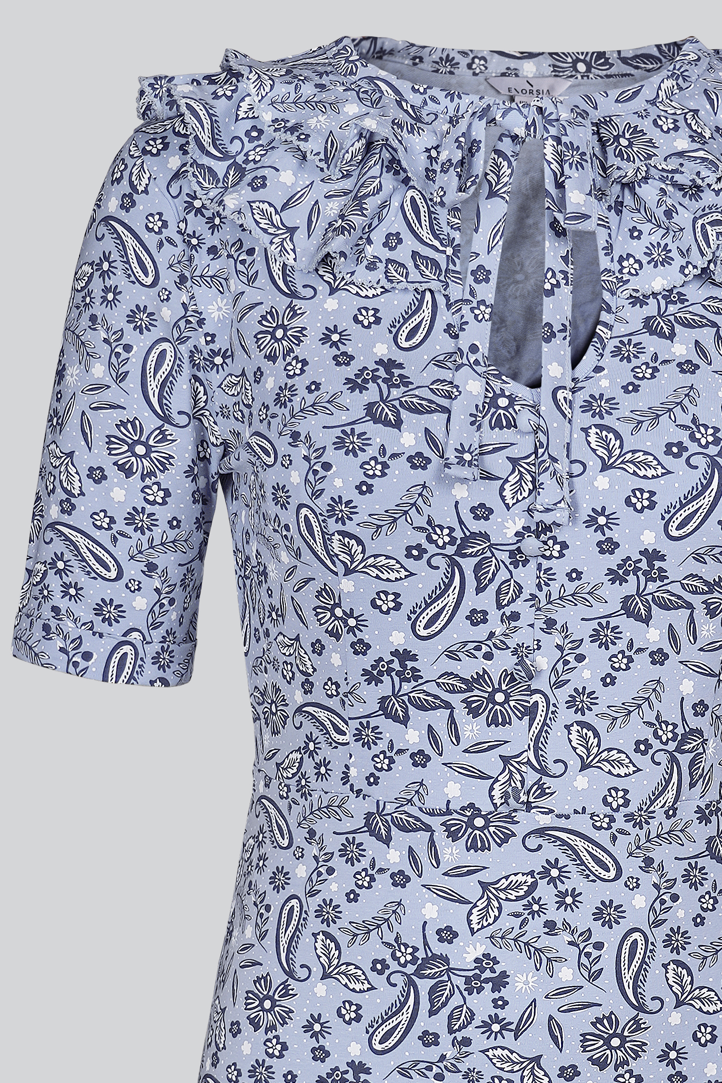 Double Layer Ruffles And Tie Fastening Midi Dress