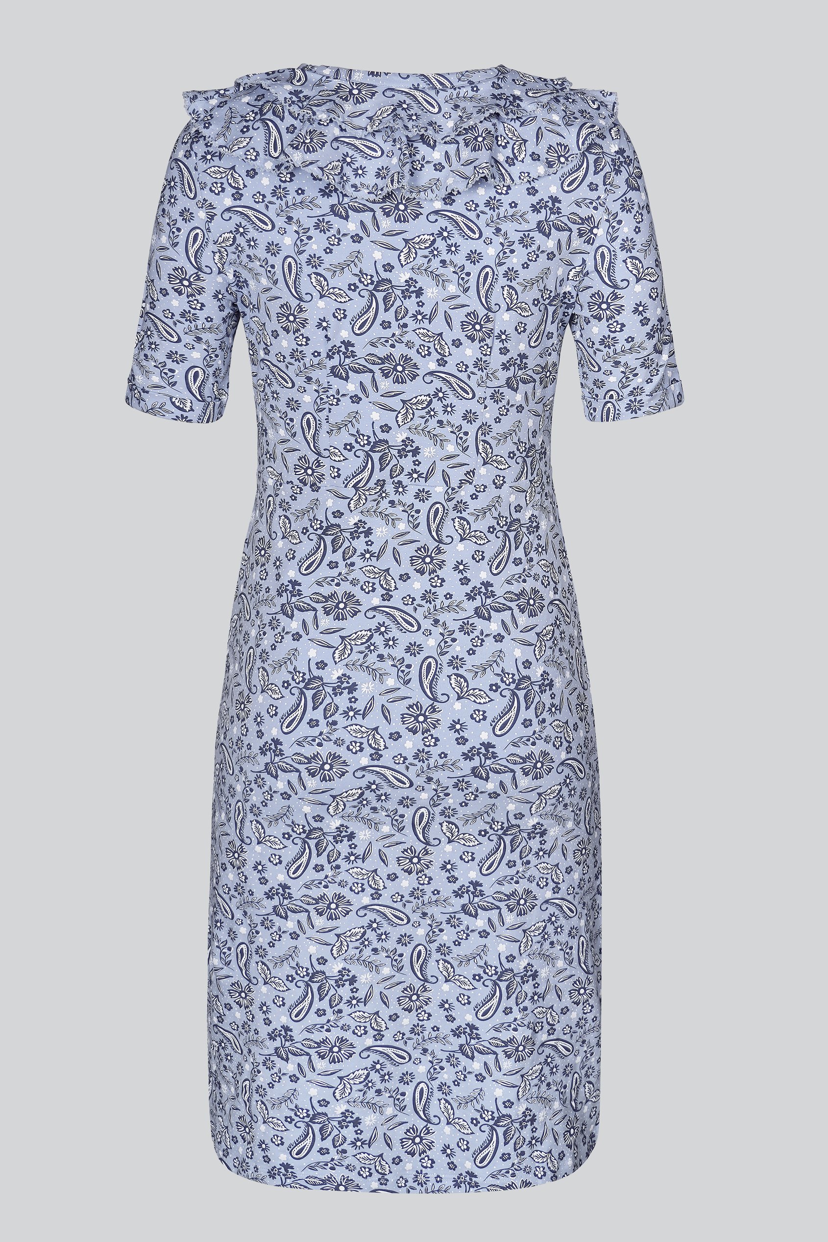 Double Layer Ruffles And Tie Fastening Midi Dress