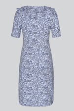 Double Layer Ruffles And Tie Fastening Midi Dress