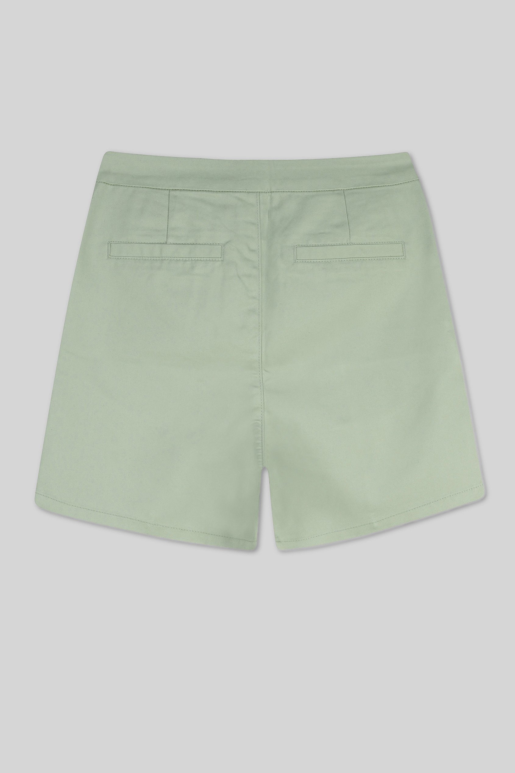 Golden Button Front High Waisted Short