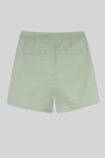 Golden Button Front High Waisted Short