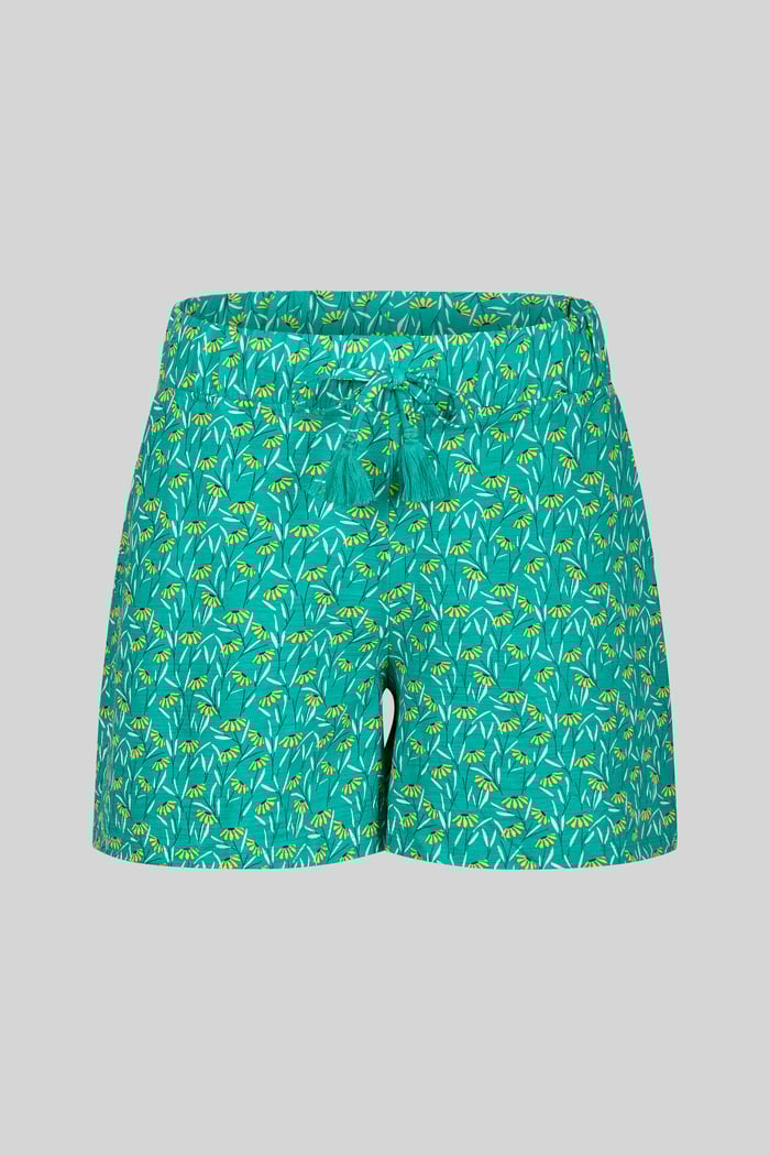 Womens Floral Printed Shorts