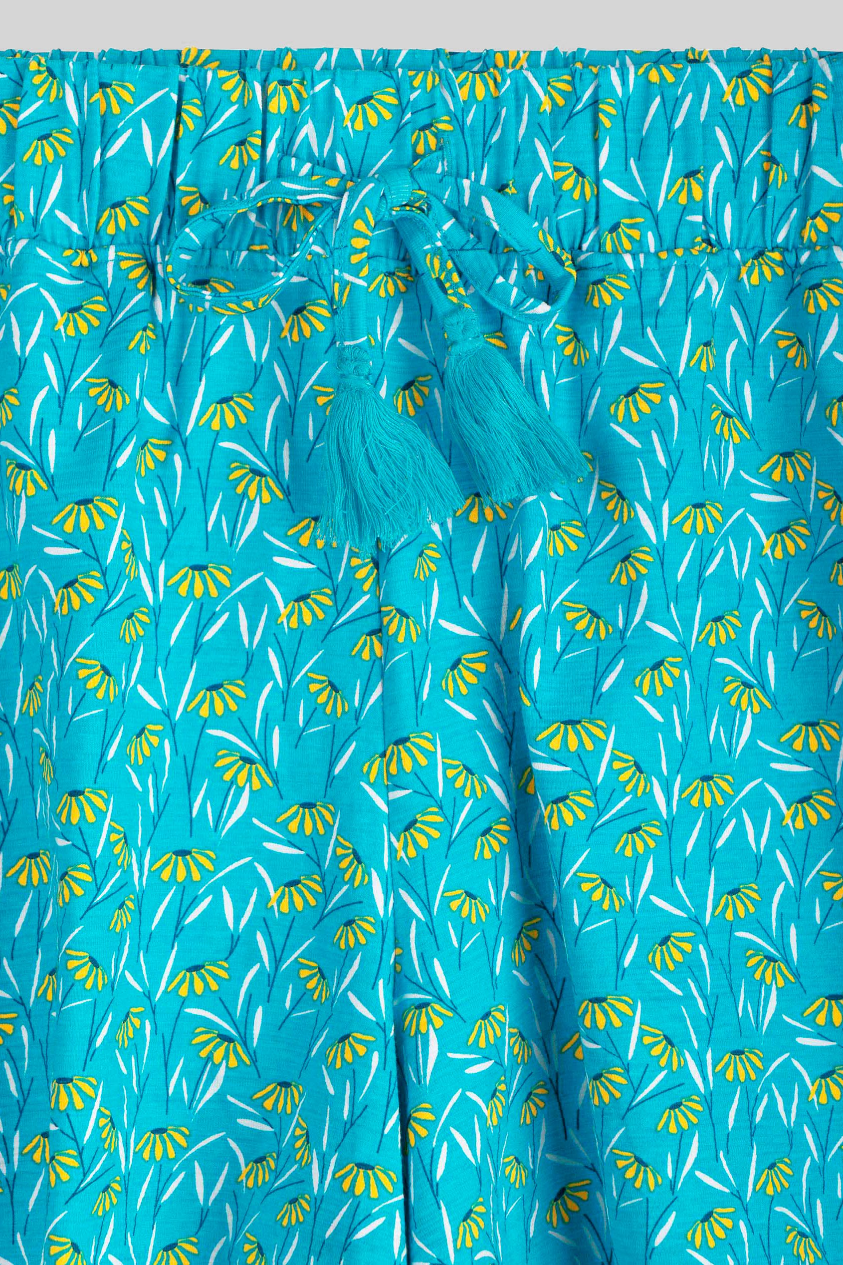 Womens Floral Printed Shorts