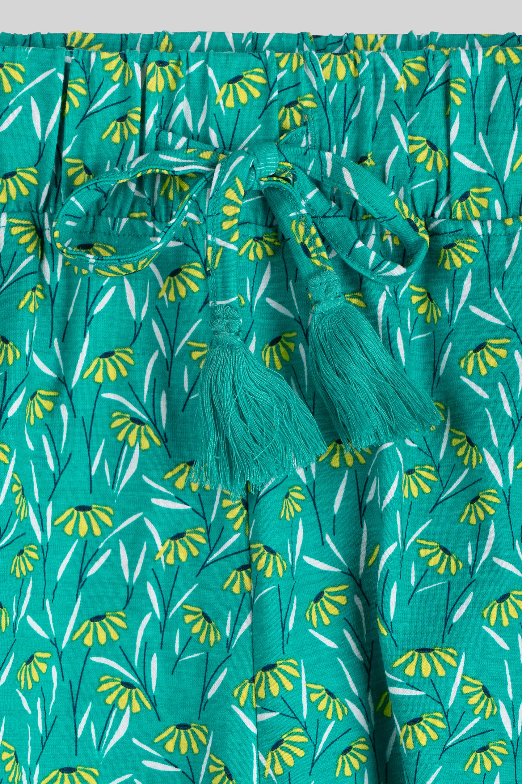 Womens Floral Printed Shorts