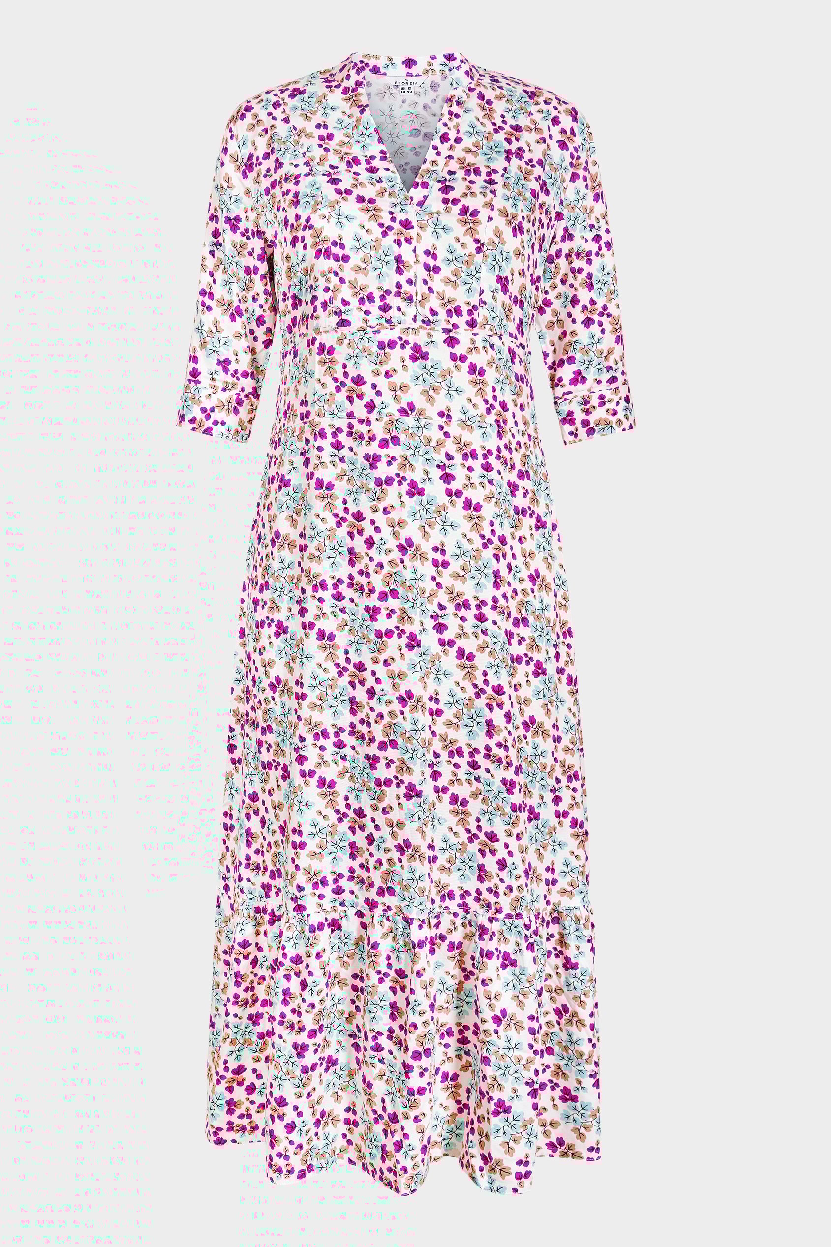 Floral Printed A-Line Maxi Dress