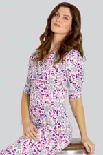 Floral Printed A-Line Maxi Dress