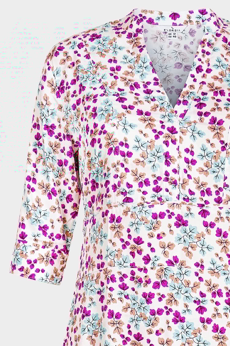 Floral Printed A-Line Maxi Dress