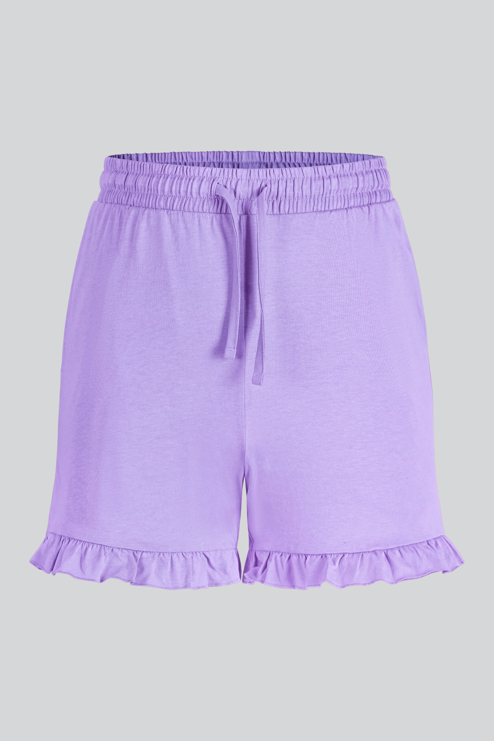 Women's Essential Shorts with Frill Hem