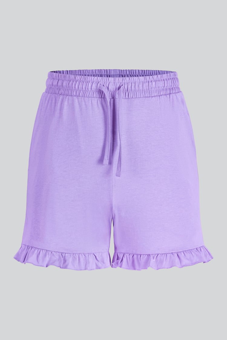 Women's Essential Shorts with Frill Hem