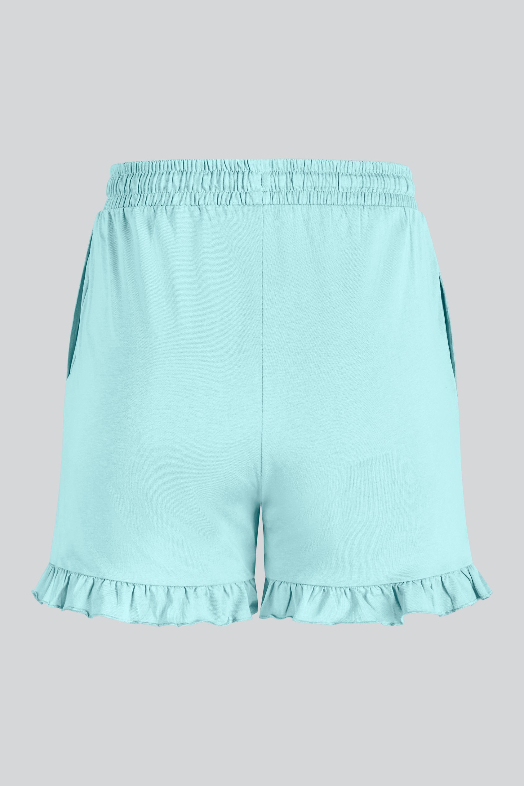 Women's Essential Shorts with Frill Hem