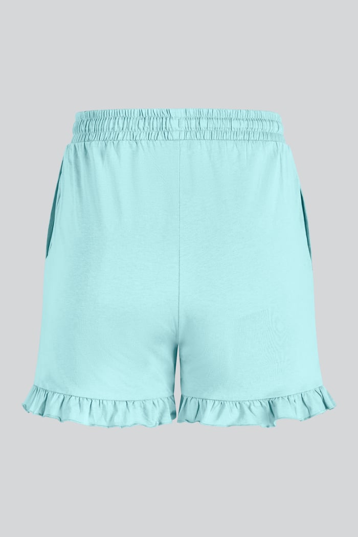 Women's Essential Shorts with Frill Hem