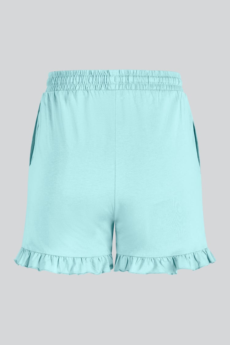 Women's Essential Shorts with Frill Hem