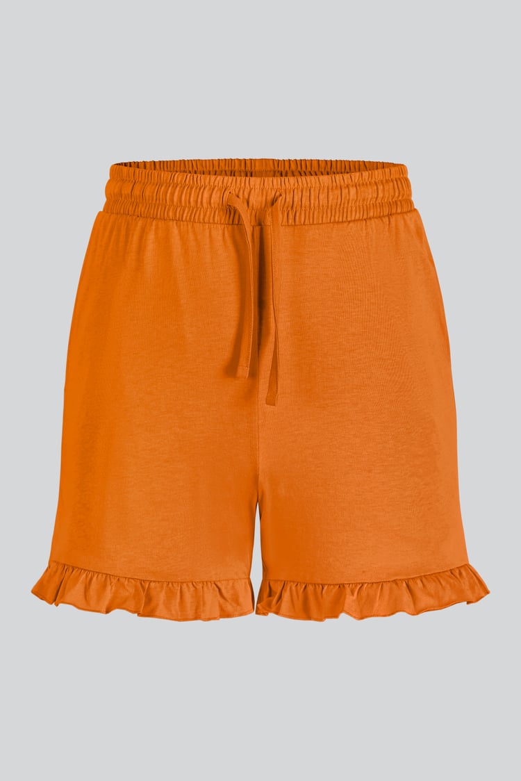 Women's Essential Shorts with Frill Hem