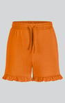 Women's Essential Shorts with Frill Hem