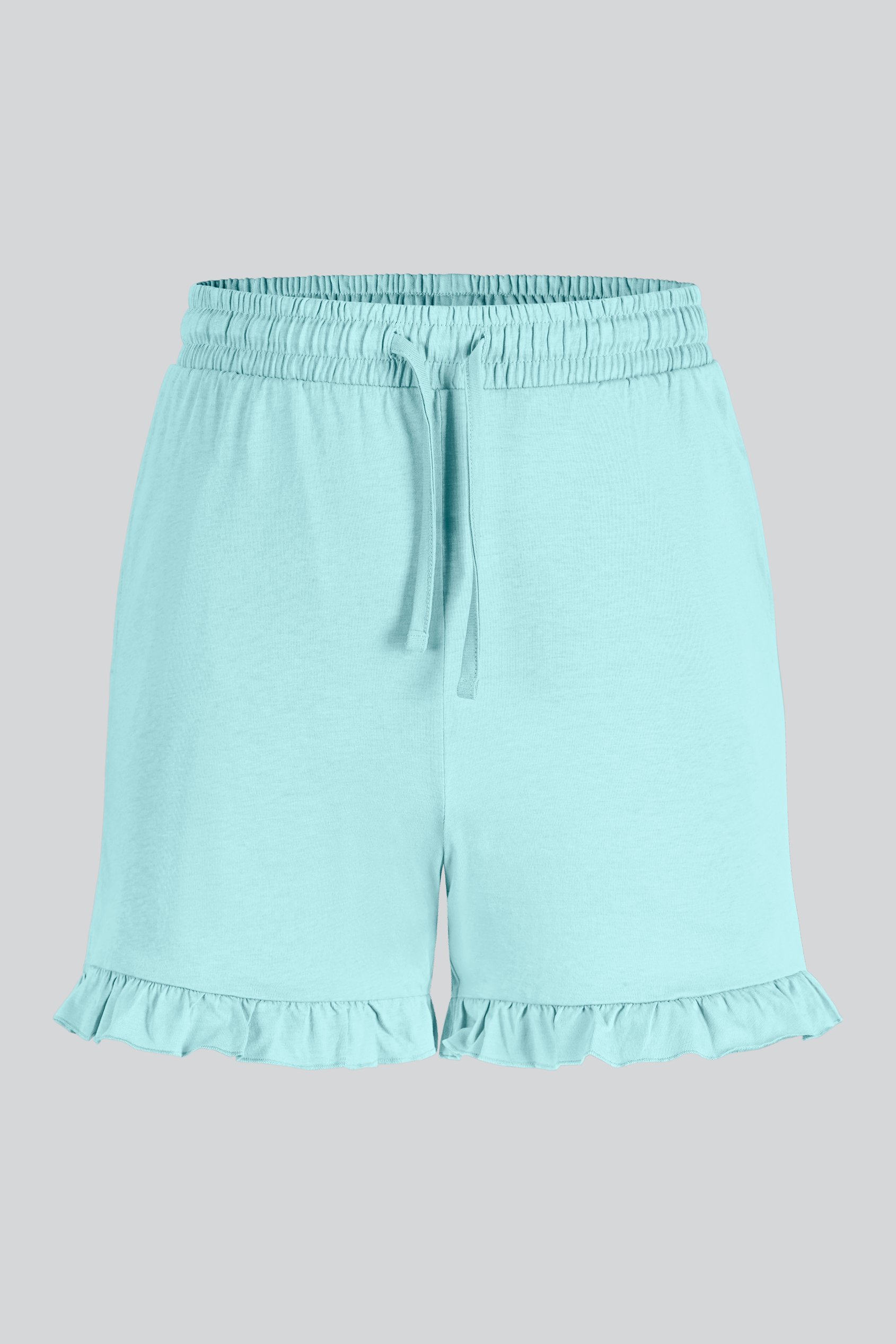 Women's Essential Shorts with Frill Hem