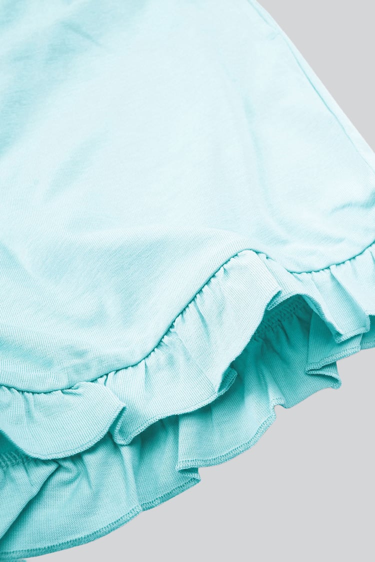 Women's Essential Shorts with Frill Hem