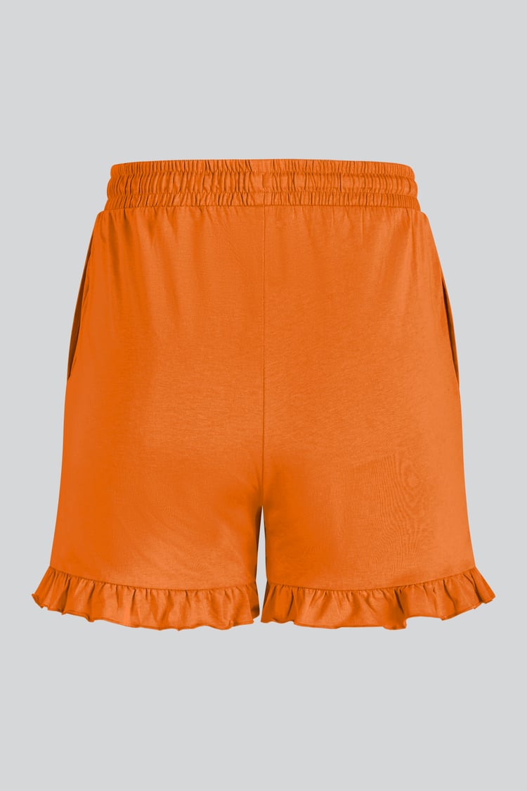 Women's Essential Shorts with Frill Hem