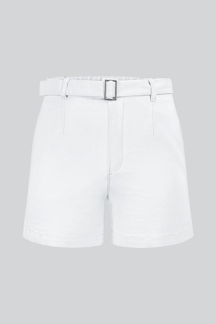 Belted Tailored Shorts