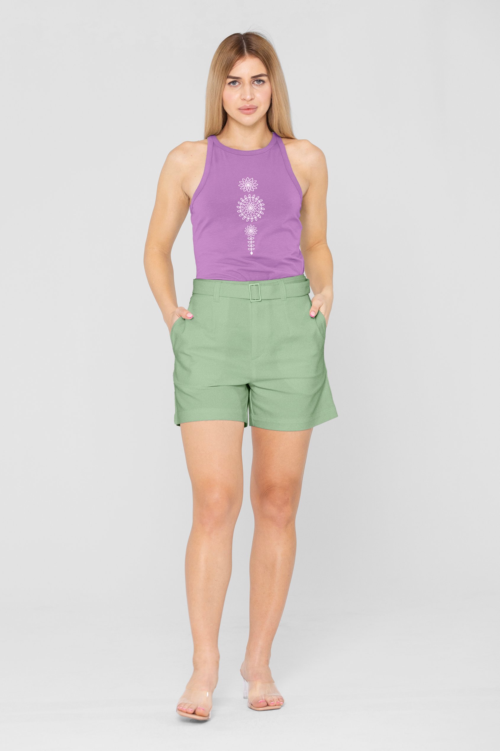 Belted Tailored Shorts