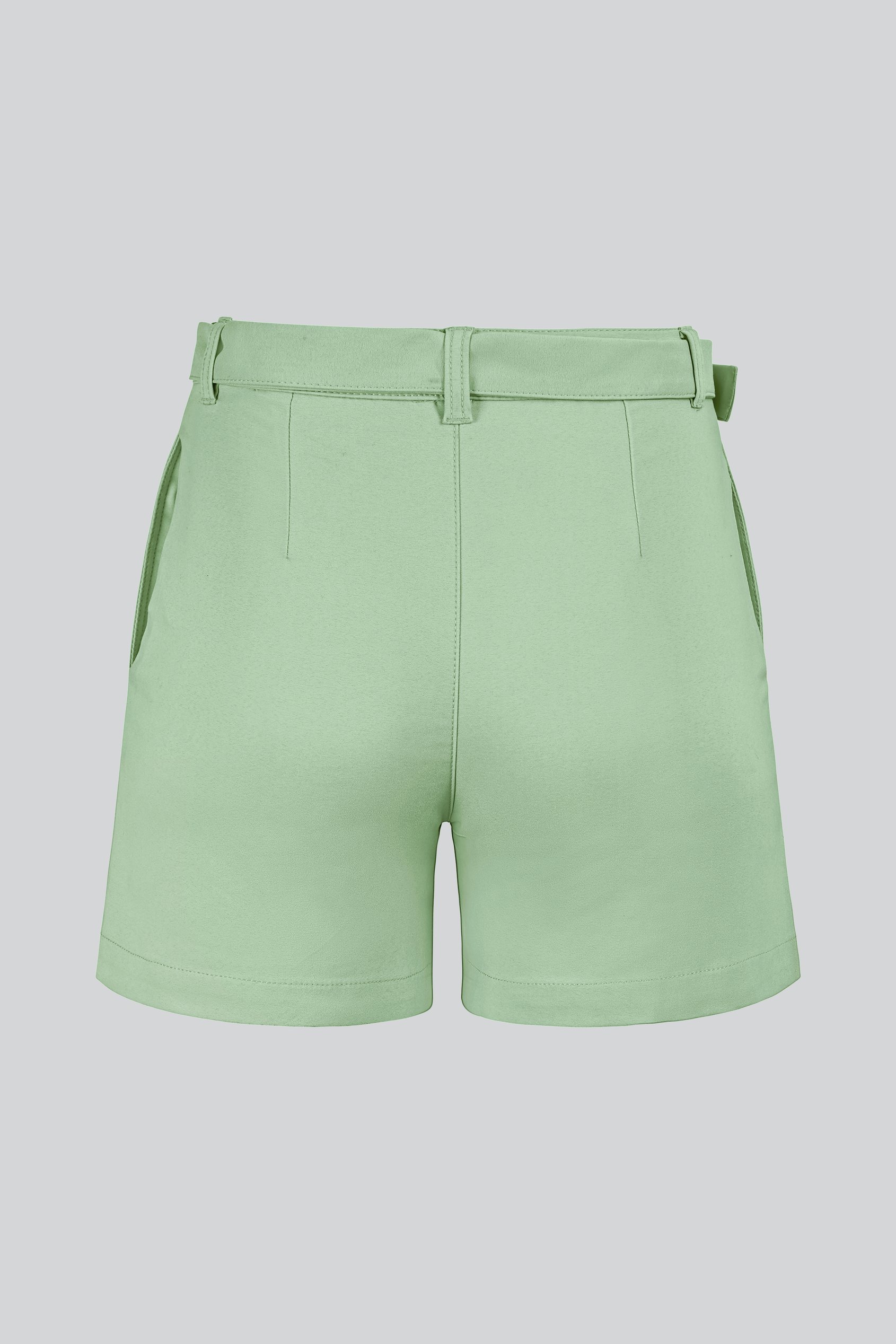 Belted Tailored Shorts