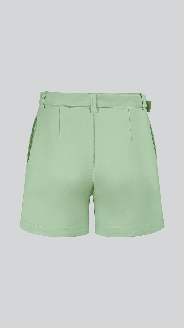 Belted Tailored Shorts