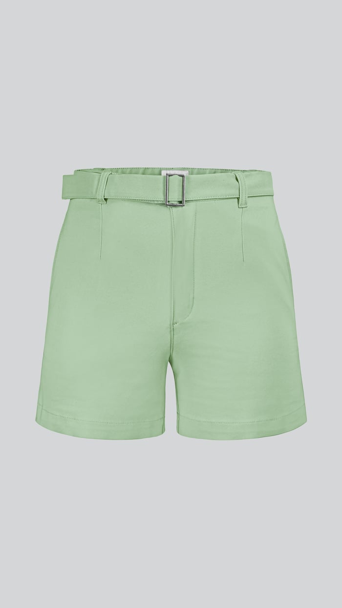 Belted Tailored Shorts