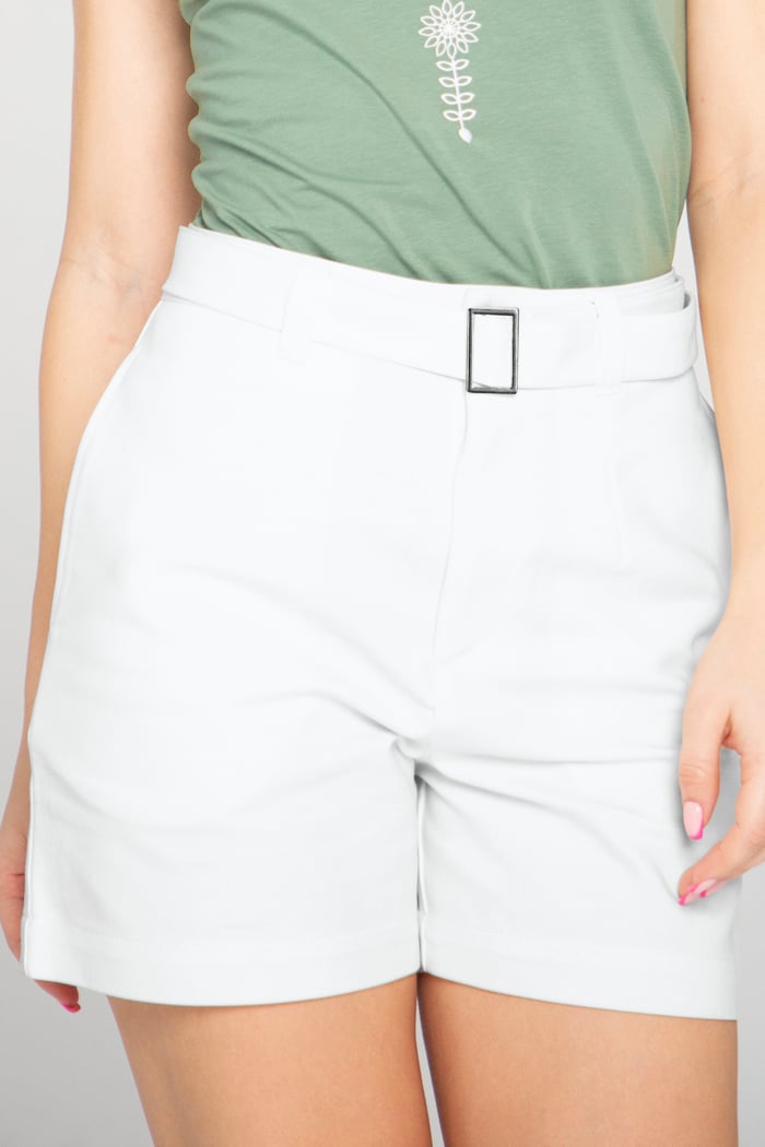 Belted Tailored Shorts