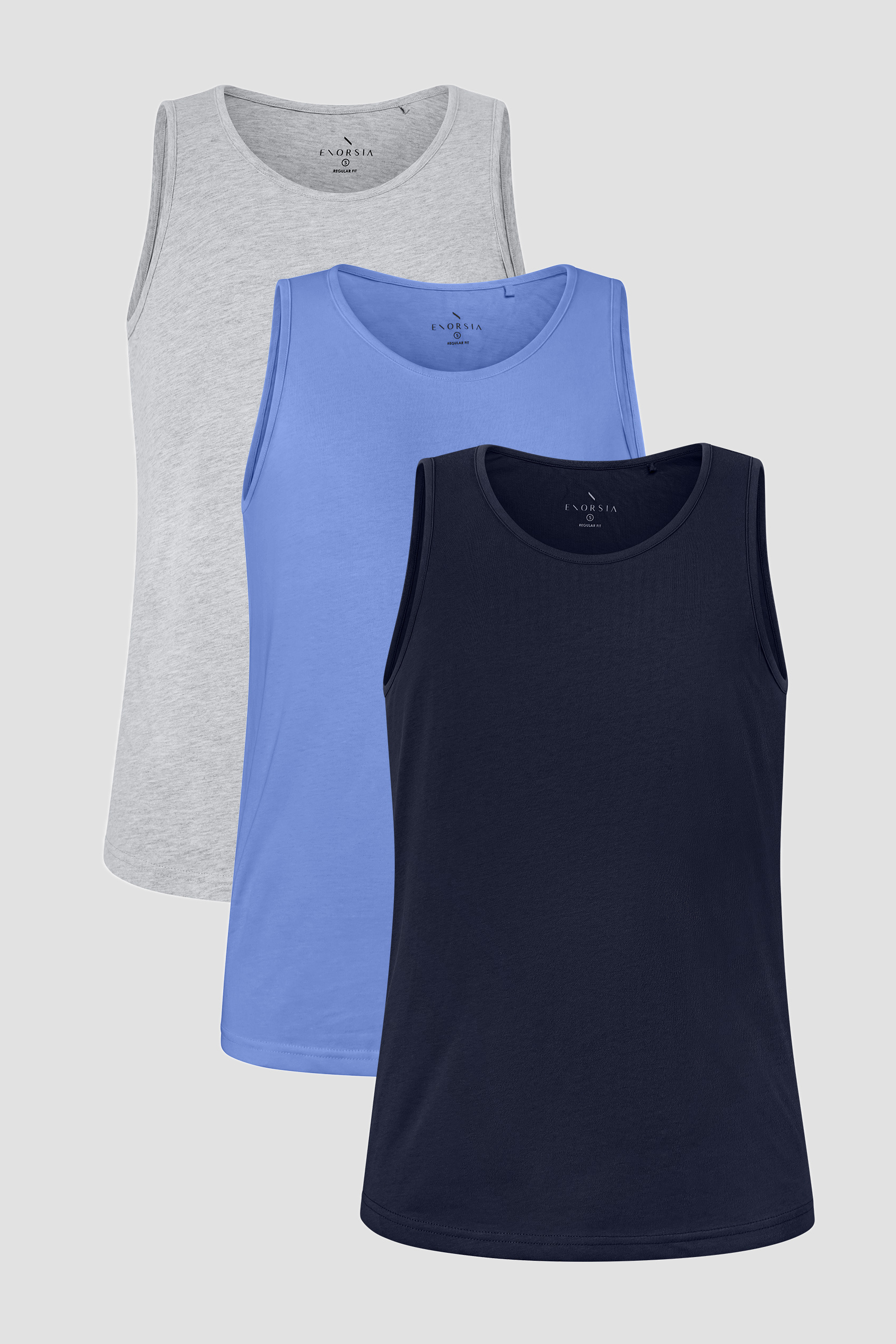 Men's Cotton Jersey Vest 3 pcs PK