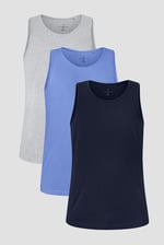 Men's Cotton Jersey Vest 3 pcs PK