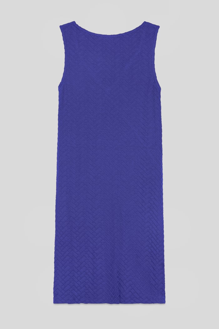 Womens Sleeveless Button Detail Mini Dress