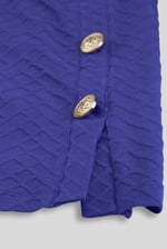 Womens Sleeveless Button Detail Mini Dress