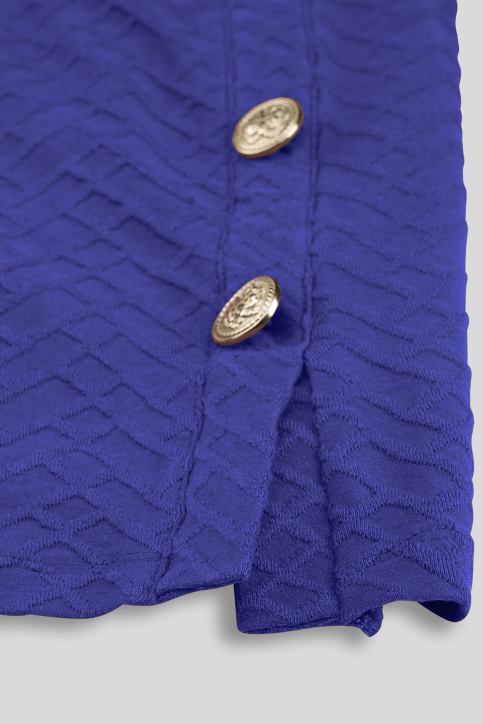 Womens Sleeveless Button Detail Mini Dress