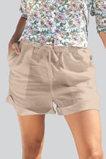 Linen Blend Shorts