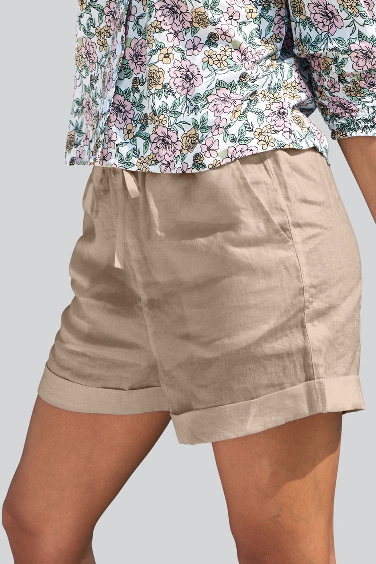 Linen Blend Shorts