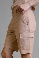 Ripstop Textured Cargo Shorts