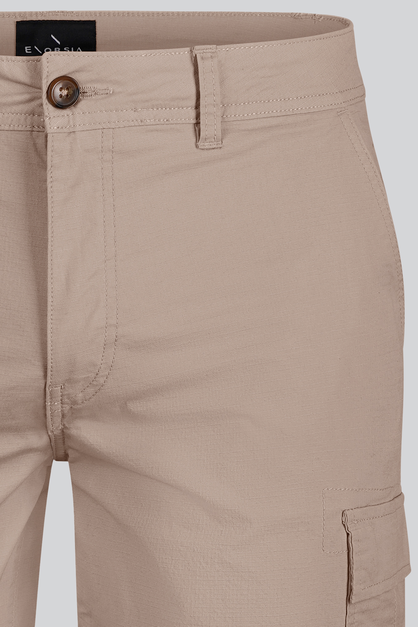 Ripstop Textured Cargo Shorts
