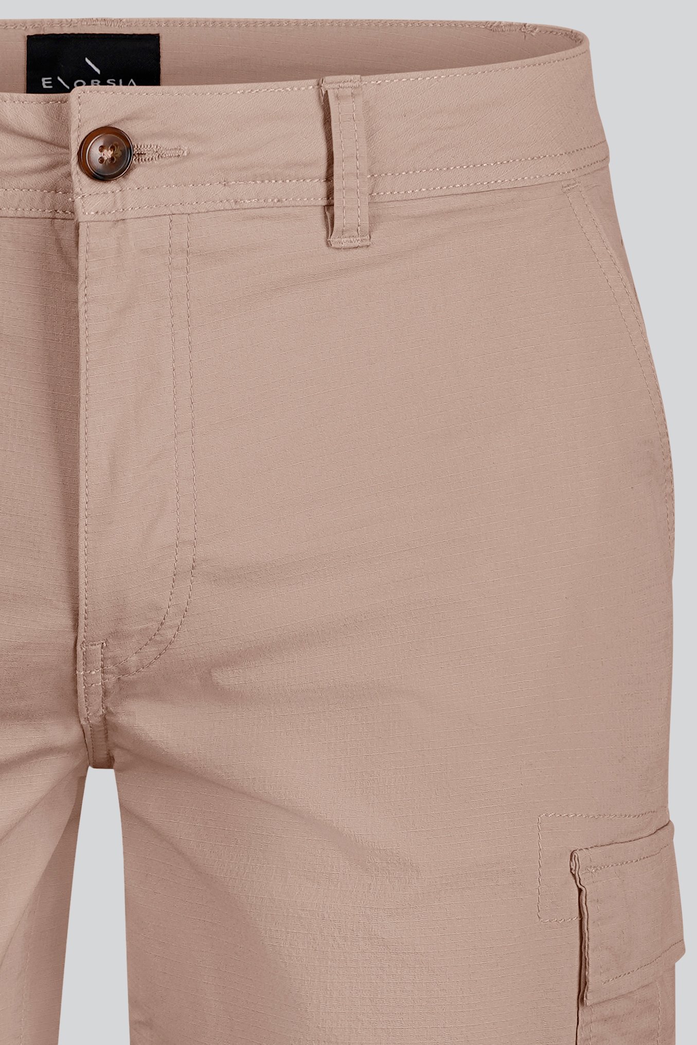 Ripstop Textured Cargo Shorts