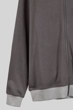 Mens Wave Full Zip  Contrast Hoodie