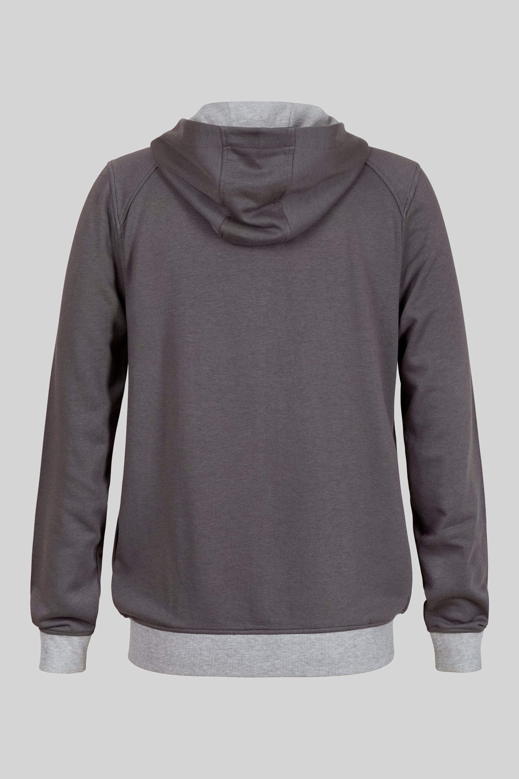 Mens Wave Full Zip  Contrast Hoodie