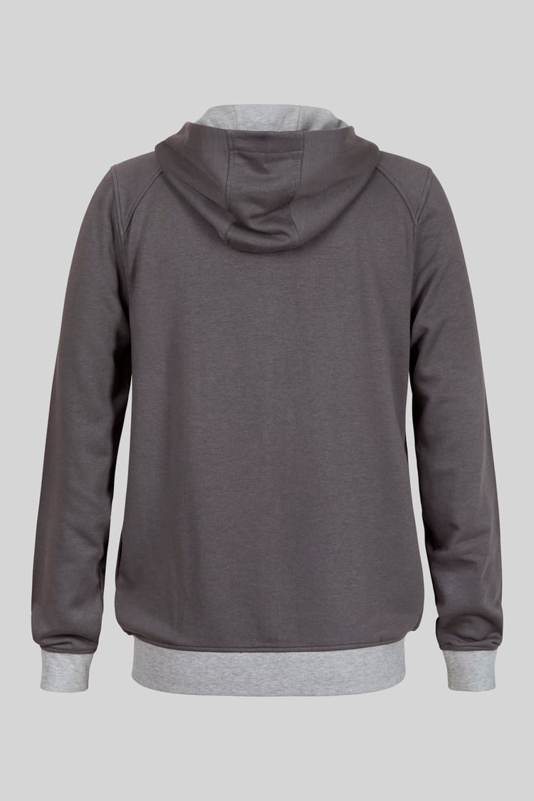 Mens Wave Full Zip  Contrast Hoodie