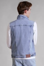 Men's Sleeveless Denim Jacket