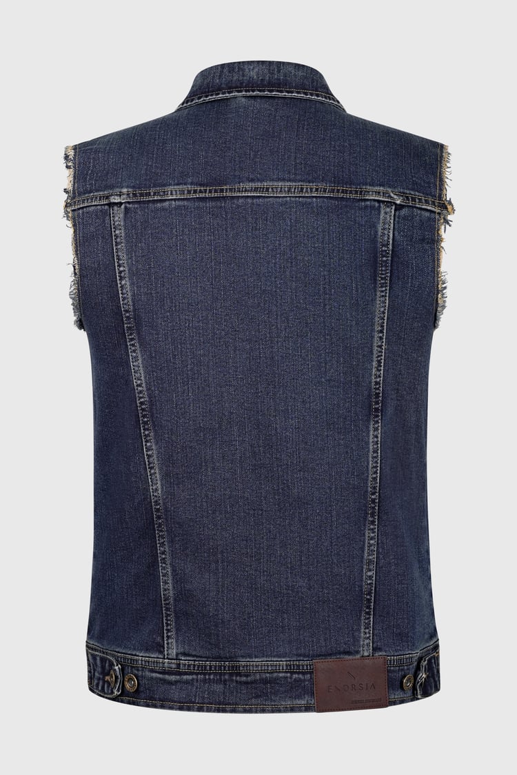 Men's Sleeveless Denim Jacket