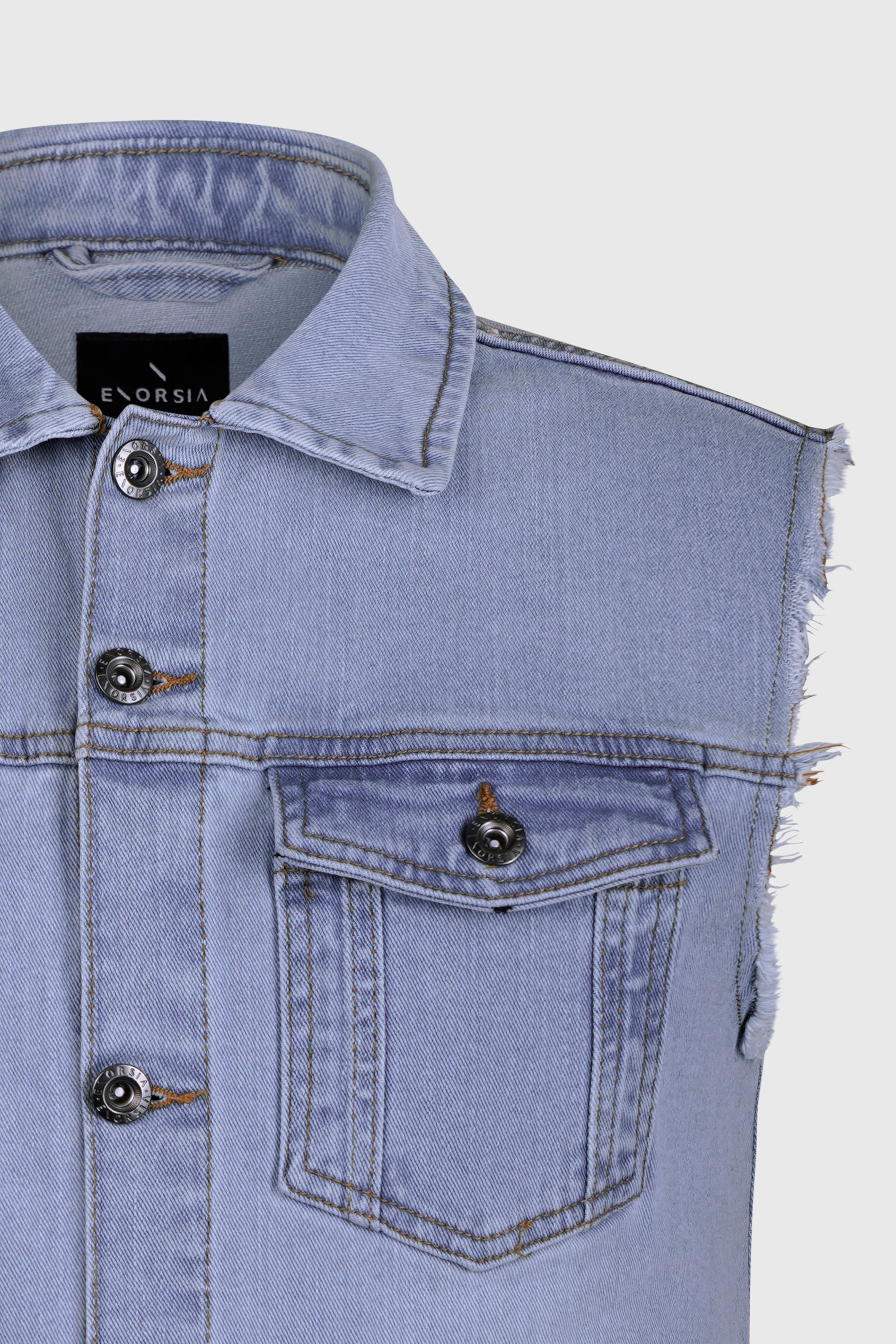 Men's Sleeveless Denim Jacket