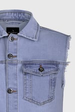 Men's Sleeveless Denim Jacket