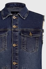 Men's Sleeveless Denim Jacket