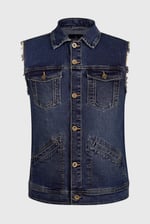 Men's Sleeveless Denim Jacket