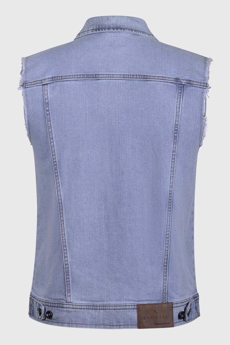 Men's Sleeveless Denim Jacket