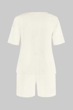 Ribbed T-Shirt & Shorts Set