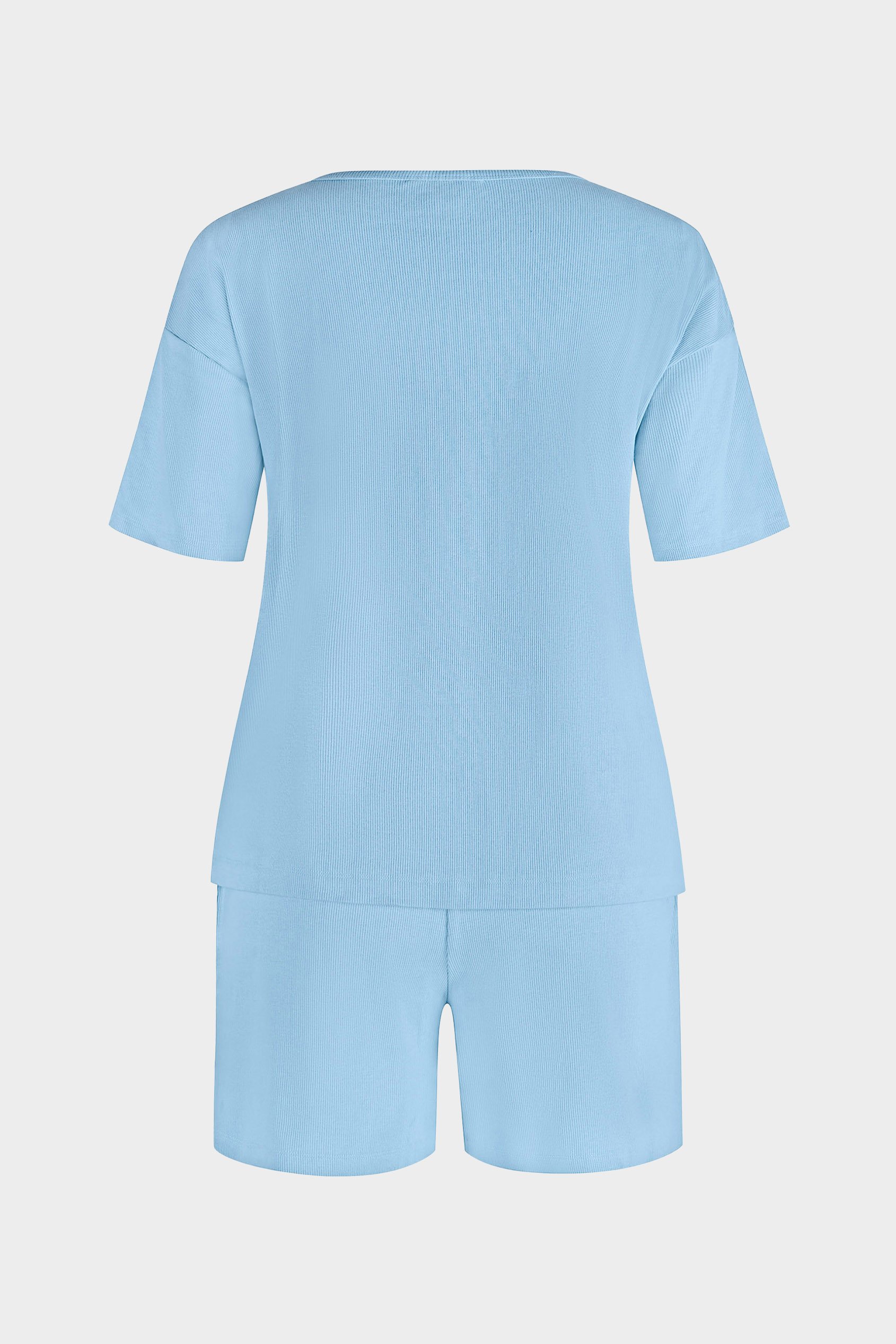 Ribbed T-Shirt & Shorts Set